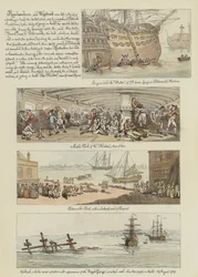 Il tour di Rowlandson in una carrozza postale, 1782